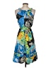 Aryeh 100% Polyester Paisley Blue Casual Dress Size S - photo 2