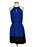 Express Color Block Blue Casual Dress Size S - photo 1