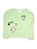 Peanuts 100% Polyester Green Sweatshirt Size 6X - photo 1