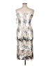 Steve Madden Metallic Silver Cocktail Dress Size XL - photo 2