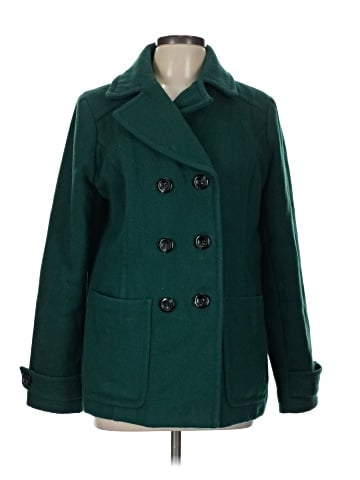 St. John's Bay Wool Coat (view 1)