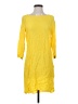MNG Yellow Casual Dress Size 2 - photo 1