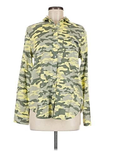 CALVIN KLEIN JEANS Long Sleeve Button-Down Shirt (view 1)