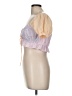 Blue Blush Pink Short Sleeve Blouse Size M - photo 5