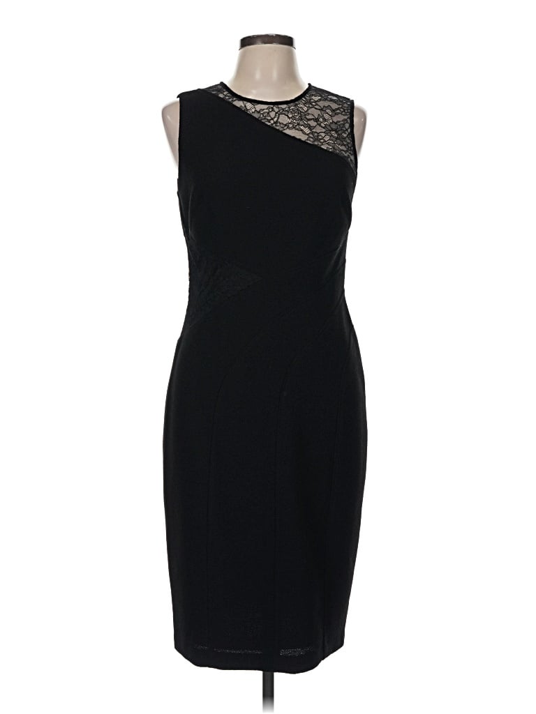 Pre-owned David Meister Cocktail Dress In Black