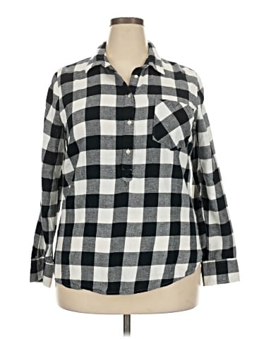 Merona Long Sleeve Button-Down Shirt (view 1)