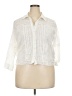 Zara Ivory 3/4 Sleeve Button-Down Shirt Size XXL - photo 1