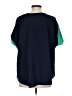 Vince Camuto 100% Polyester Color Block Green Short Sleeve Blouse Size S - photo 2