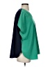 Vince Camuto 100% Polyester Color Block Green Short Sleeve Blouse Size S - photo 4