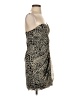 Max and Cleo Animal Print Tan Cocktail Dress Size 2 - photo 4
