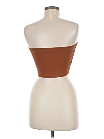Madewell Crop Tube Top in Sleekhold (view 2)