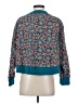 Natural Life Floral Teal Pullover Sweater Size XS - photo 2