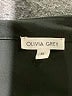 Olivia Grey 100% Polyester Black 3/4 Sleeve Blouse Size XL - photo 7