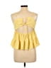Willow & Root 100% Polyester Yellow Sleeveless Top Size L - photo 2