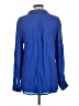 Leyla 100% Rayon Blue Long Sleeve Blouse Size L - photo 2