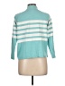 Lands' End 100% Cotton Teal Pullover Sweater Size L - photo 2