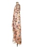 Eliza J 100% Polyester Floral Tan Casual Dress Size 0 - photo 5