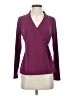 Tahari Burgundy Long Sleeve Blouse Size S - photo 1