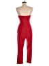 Express Solid Red Jumpsuit Size 6 - photo 2