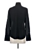 Club Monaco 100% Silk Black Long Sleeve Silk Top Size S - photo 2