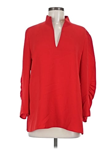 Lafayette 148 New York Long Sleeve Blouse (view 1)