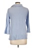 Autumn Cashmere 100% Cashmere Blue Cashmere Pullover Sweater Size L - photo 2