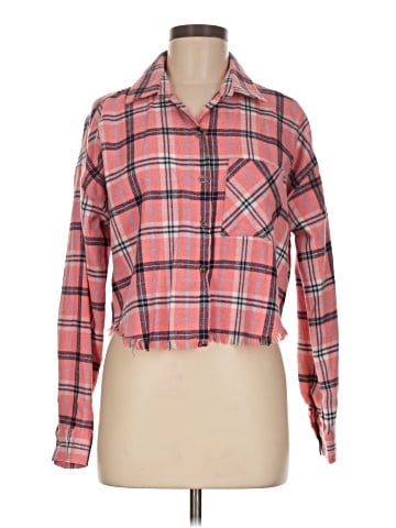 Faded Rose Long Sleeve Blouse (view 1)