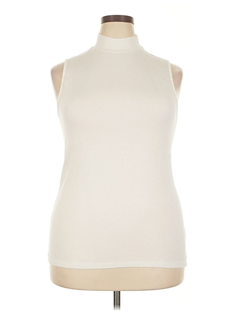 Pre-owned Gap Sleeveless T-shirt In Ivory