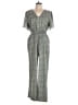 Shein Print Green Jumpsuit Size 12 - photo 1
