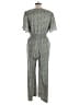 Shein Print Green Jumpsuit Size 12 - photo 2
