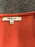 Madewell 100% Polyester Floral Orange Casual Dress Size 2 - photo 7