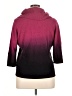 Elementz 100% Acrylic Burgundy Turtleneck Sweater Size 1X - photo 2