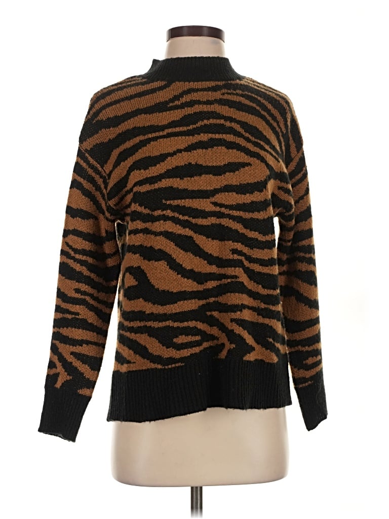 Pre-owned Apt. 9 Turtleneck Sweater In Brown