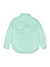 Crewcuts 100% Cotton Solid Teal Long Sleeve Button-Down Shirt Size 6 - 7 - photo 2