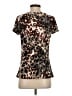 Covington Brown Short Sleeve Top Size S - photo 2