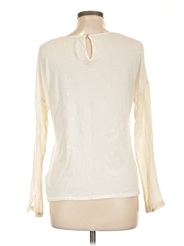 Massimo Dutti Long Sleeve Silk Top (view 2)