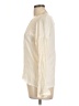 Massimo Dutti 100% Silk Ivory Long Sleeve Silk Top Size L - photo 5