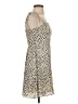 GB 100% Polyester Animal Print Ivory Cocktail Dress Size S - photo 4