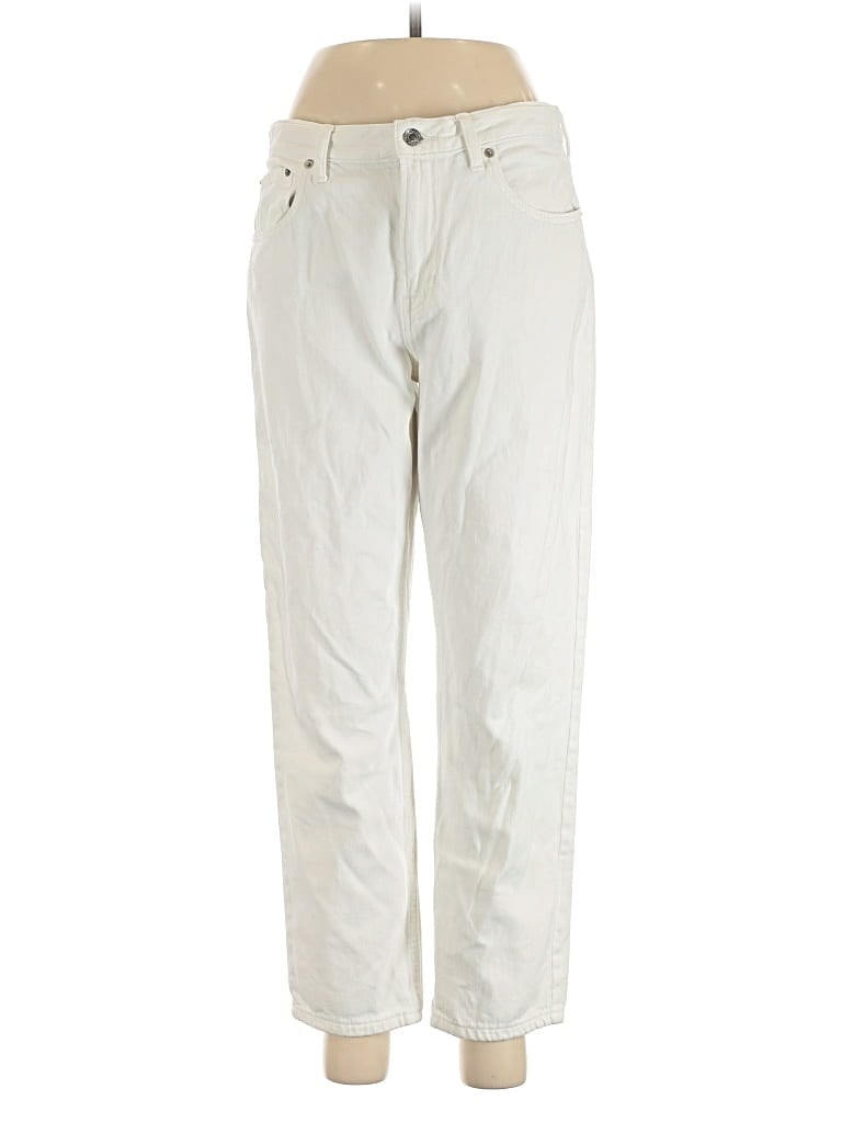 Pre-owned Everlane Casual Pants In Ivory