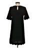 Monteau Solid Black Casual Dress Size XS - photo 2