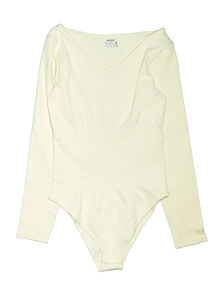 Pre-owned Assorted Brands Bodysuit In Ivory