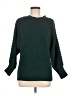 Simply Vera Vera Wang Solid Green Pullover Sweater Size M - photo 1
