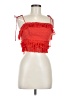 Doublju 100% Cotton Red Sleeveless Top Size M - photo 1