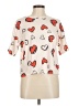Mark Ashton Hearts Ivory Short Sleeve T-Shirt Size M - photo 1