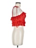Doublju 100% Cotton Red Sleeveless Top Size M - photo 4
