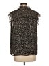 Pleione 100% Polyester Tweed Black Sleeveless Blouse Size M - photo 2
