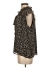 Pleione 100% Polyester Tweed Black Sleeveless Blouse Size M - photo 5