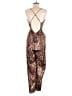 Lulus 100% Polyester Animal Print Brown Jumpsuit Size S - photo 2