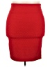 Lularoe Solid Red Casual Skirt Size 3X - photo 1