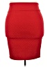 Lularoe Solid Red Casual Skirt Size 3X - photo 2